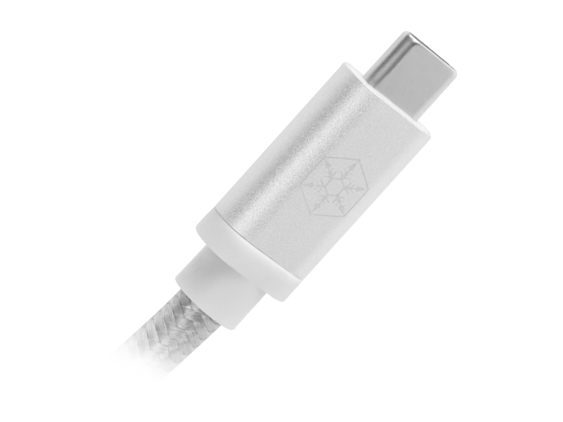 Silverstone CPU06S-1000 USB 3.1 Gen 2 Type-C to Type-C with E-marker IC and support PD function cable,1 meter, Nylon Braided