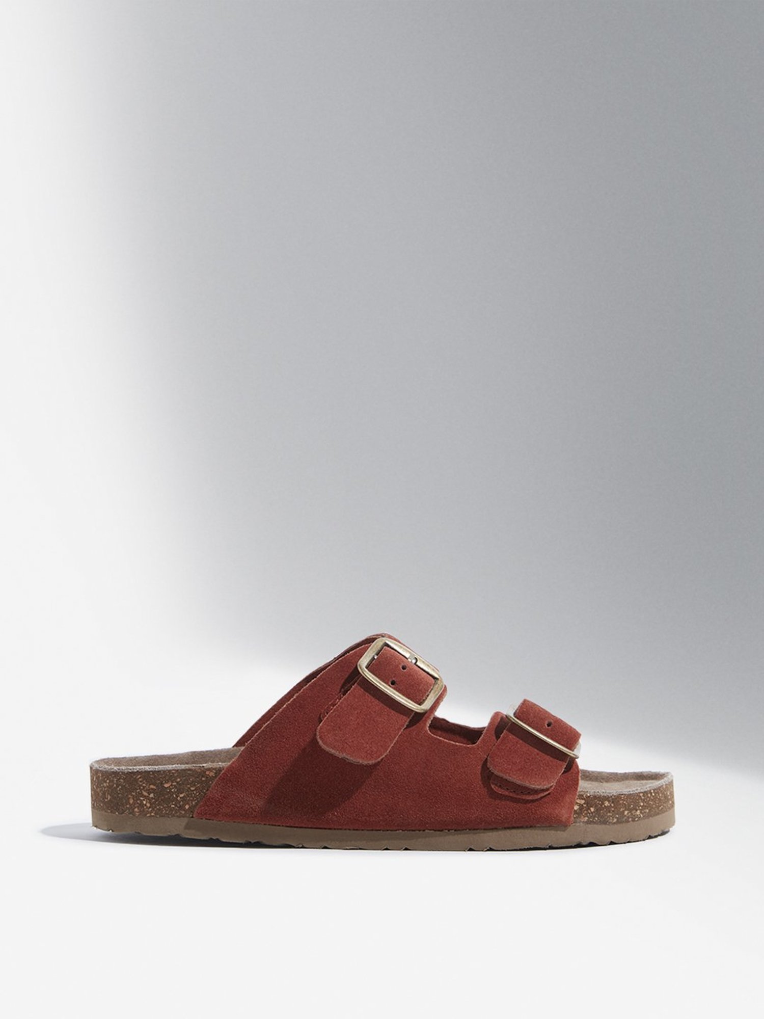 LUNA BLU by Westside Orange Slip-On Sandals