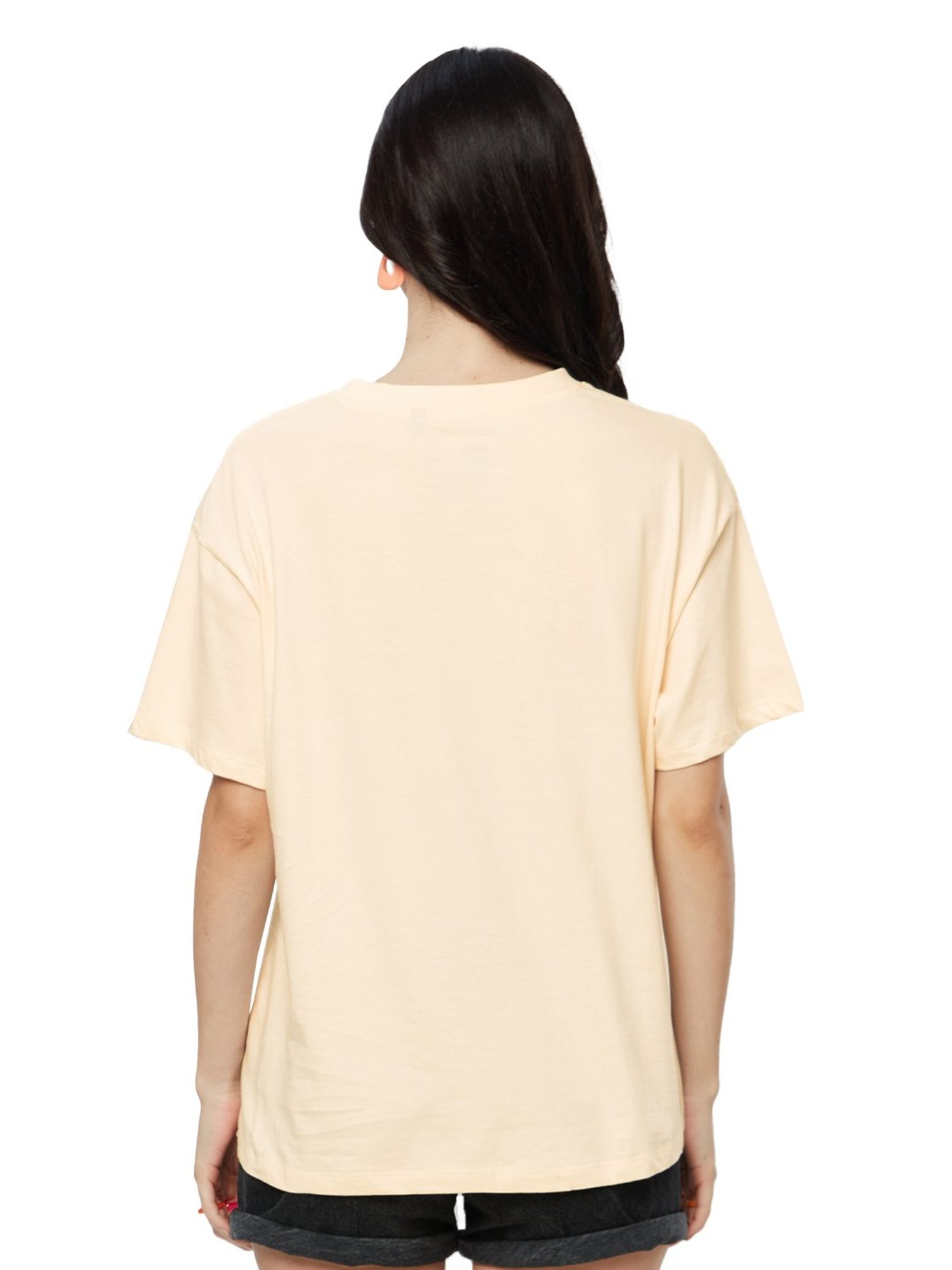 The Souled Store Yellow Disney: Winnie The Pooh Printed Oversized T-Shirt