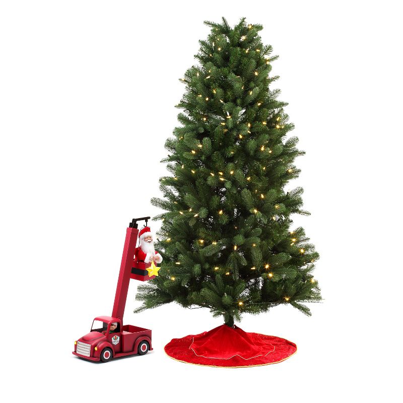 Mr. Christmas Santa Claus Cherry Picker Animated Musical Christmas Decoration
