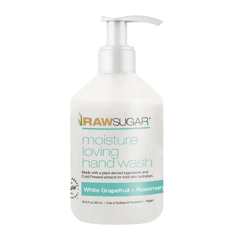 Raw Sugar Moisture Loving Hand Wash White Grapefruit + Rosemary - 16.9 fl oz