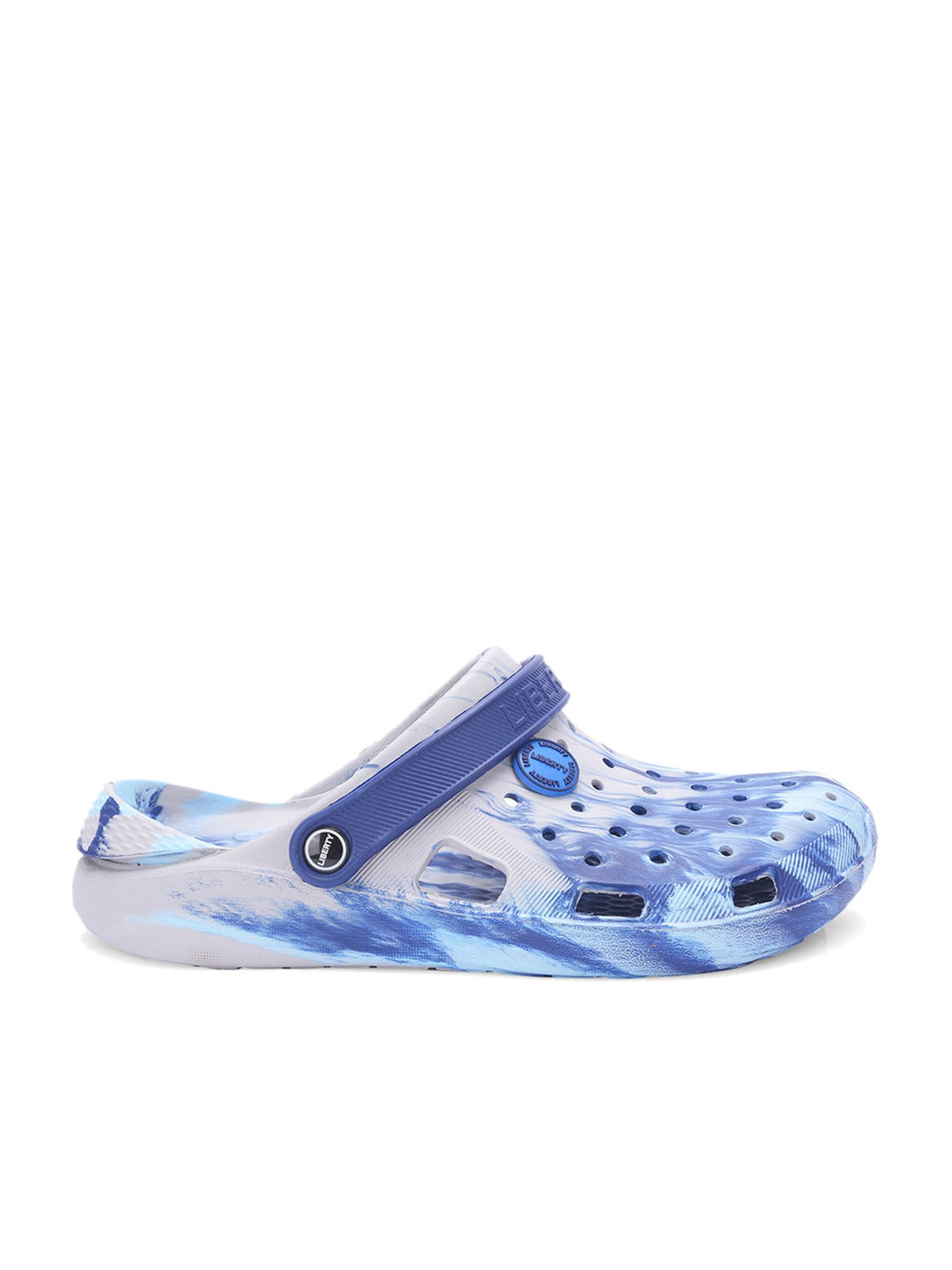 Aha by Liberty Men's Royal Blue Back Strap Clogs