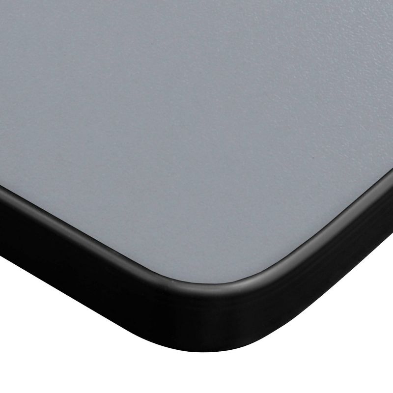 30" Via Cafe High Square X - Base Bar Height Table Gray - Regency