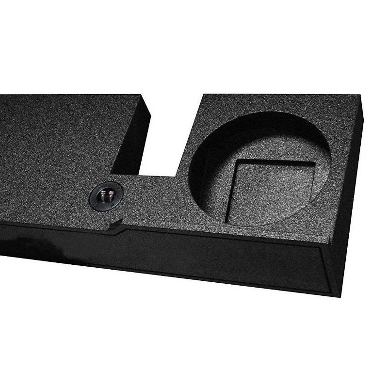 QPower 2 Hole 10" Subwoofer Enclosure Box for 2004-2008 F-150 XCab/Super Crew