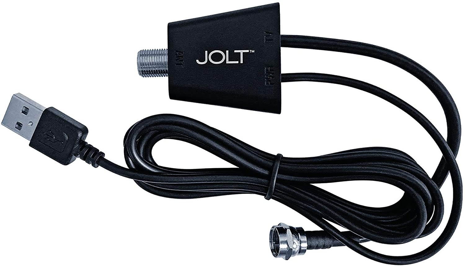 Antennas Direct ClearStream FLEX Amplified TV Antenna, 50+ Mile Range, UHF/VHF, Multi-Directional, Grips to Walls, USB In-Line Amplifier, 12 ft. Coaxial Cable, 4K Ready, Black/White/Paintable - FLEX