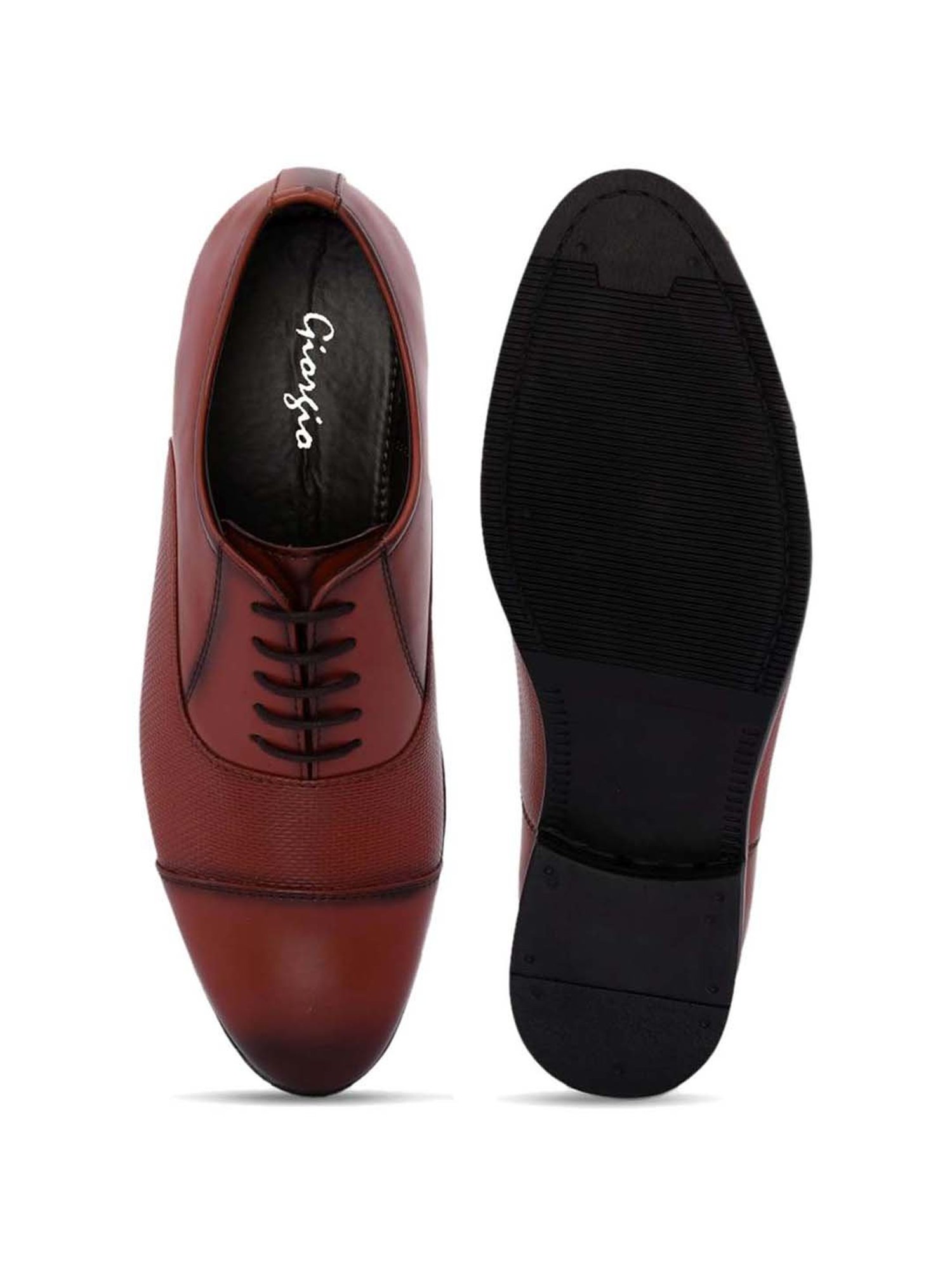 Giorgio Men's Tan Oxford Shoes