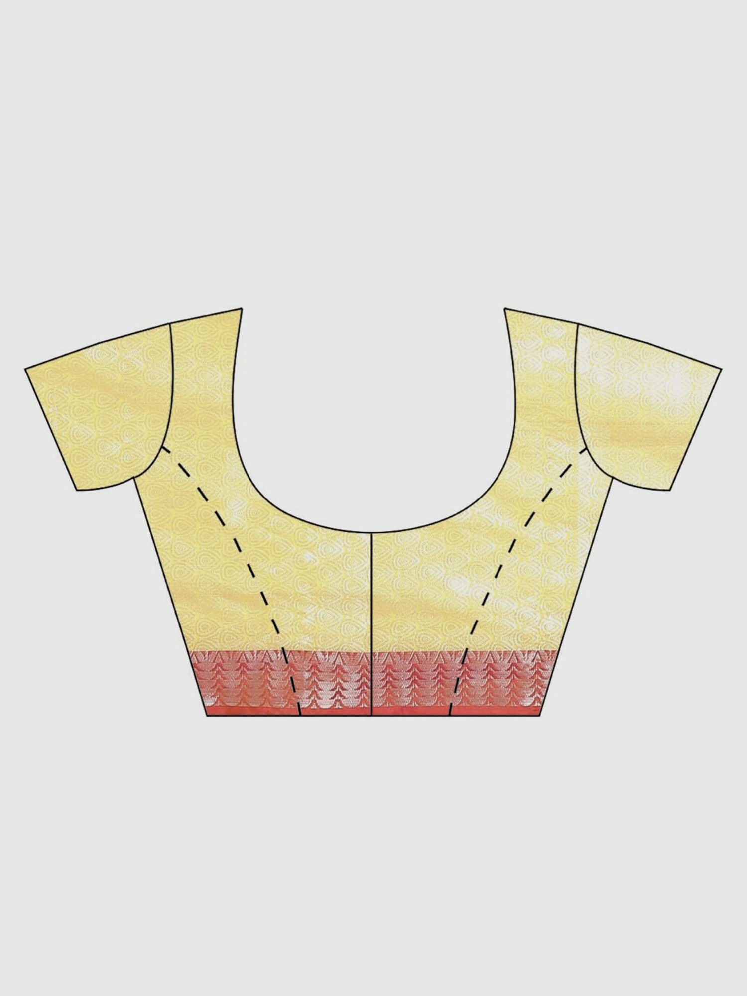 Banarasi Silk Works Pink & Yellow Woven Saree With Unstitched Blouse