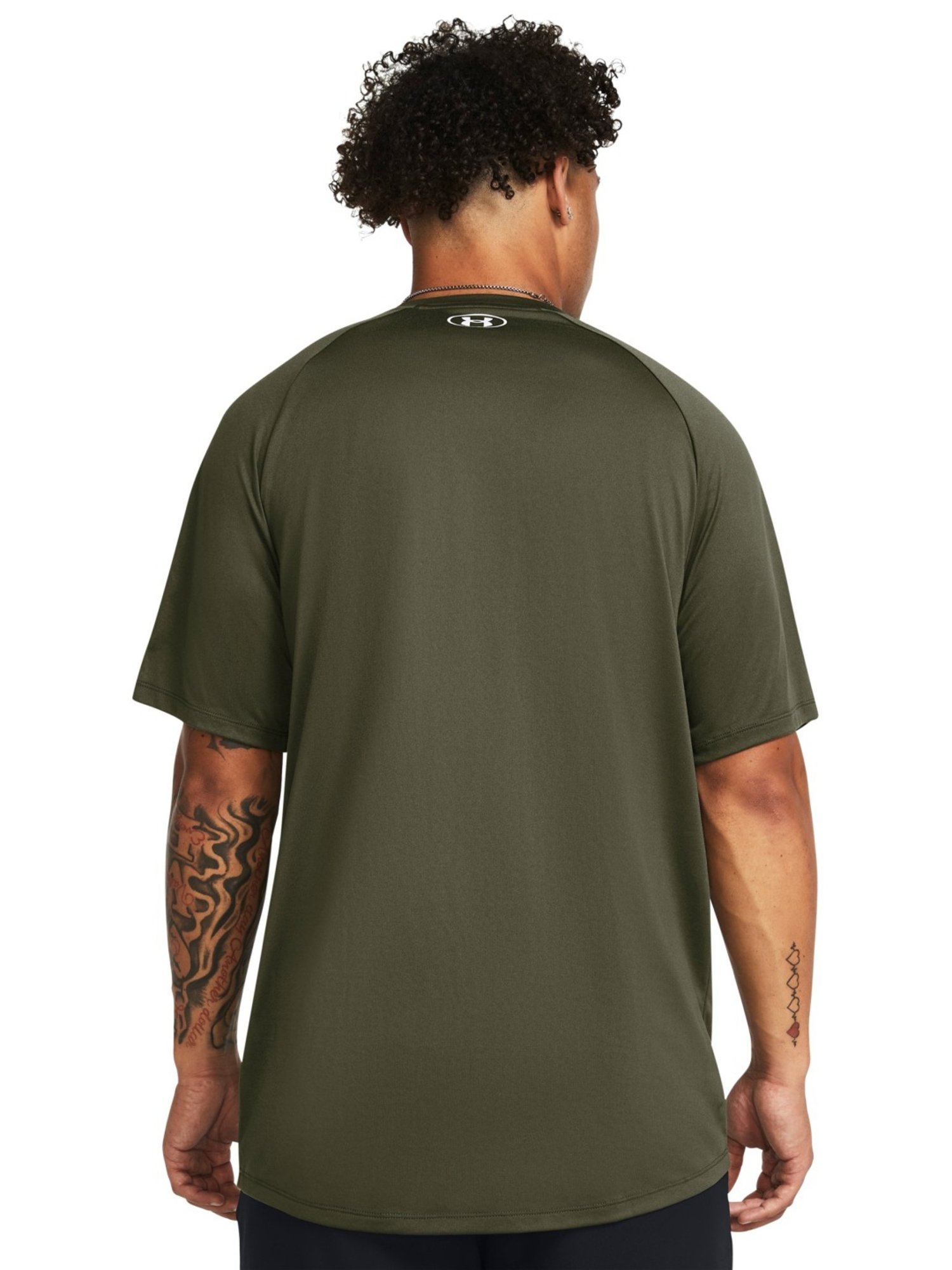 Under Armour Green Slim Fit Printed T-Shirt