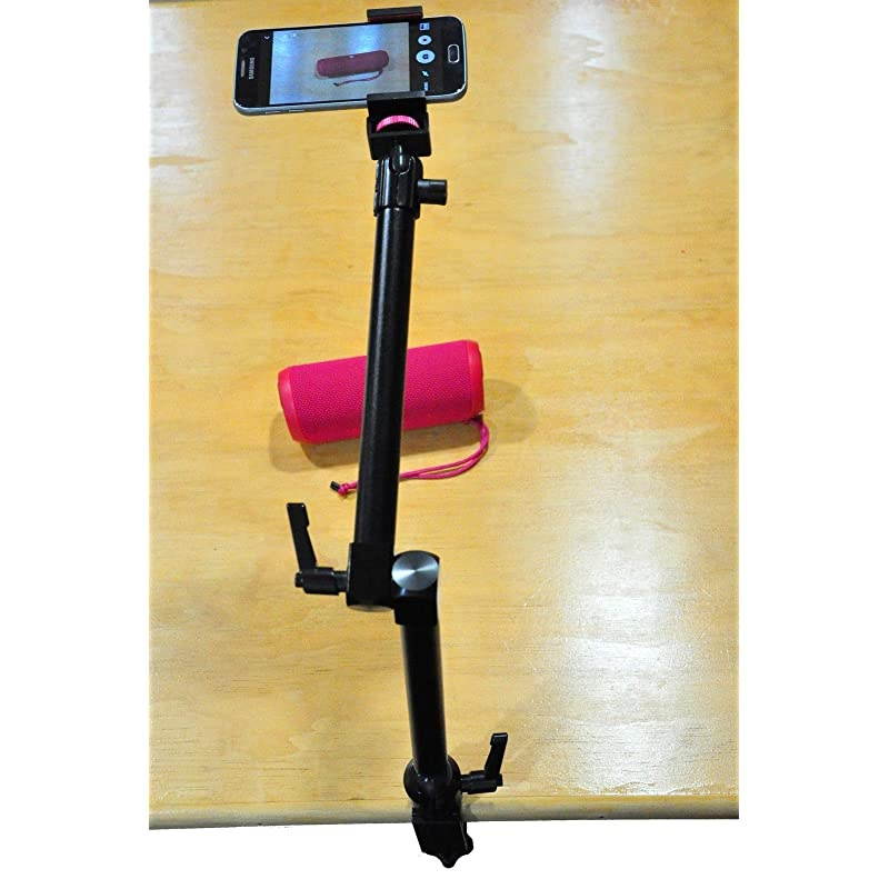 MCM5 Tabletop Photography Videography Camera and Smartphone iPhone Table Clamp Mount with &frac14;20 Camera Mounting Bolt for Nikon Sony Canon Olympus Panasonic Cameras