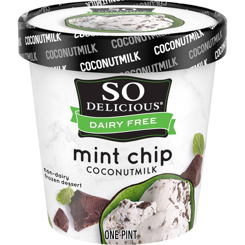 So Delicious Dairy Free Coconut Milk Frozen Dessert Mint Chip - 16oz