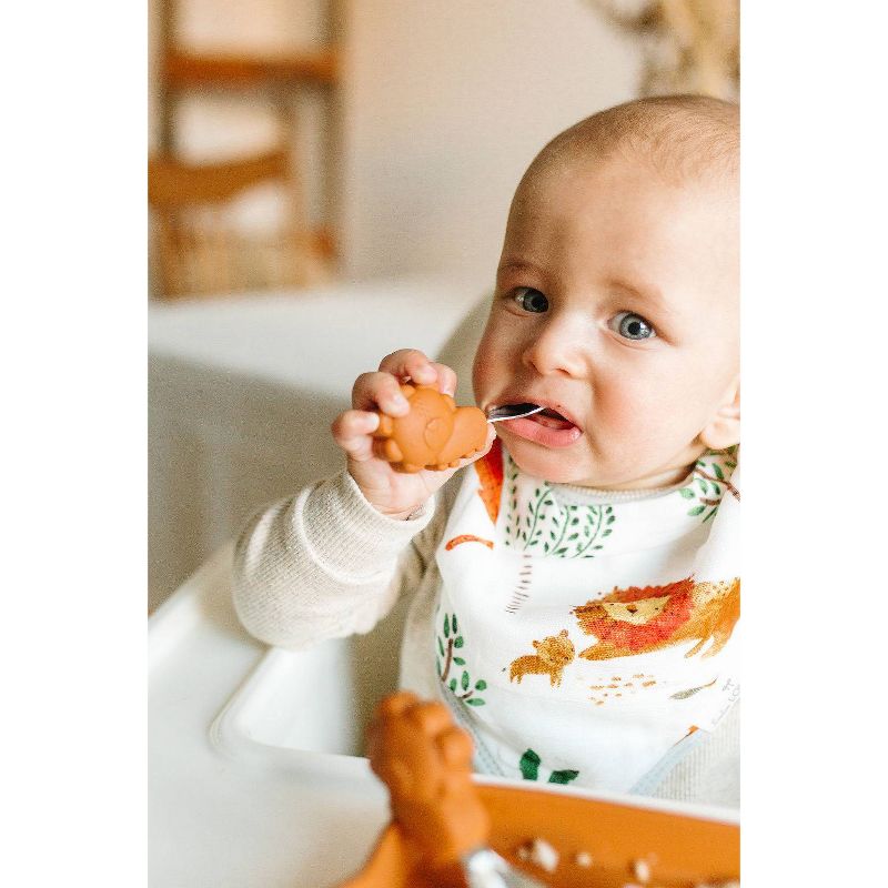 Loulou Lollipop Muslin Bandana Bib Set - Safari Jungle