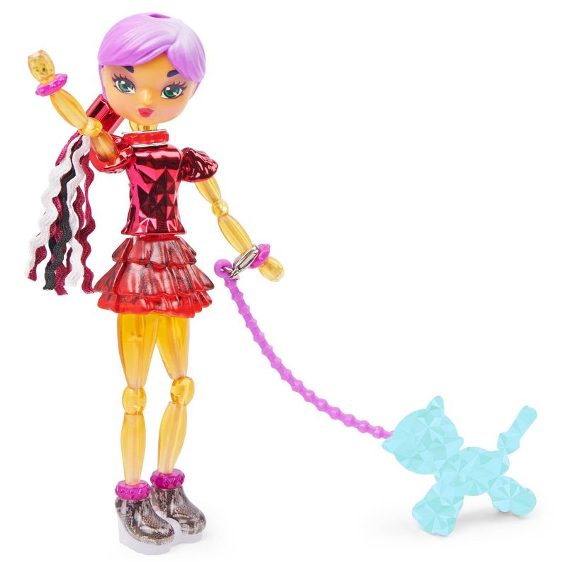 Twisty Girlz Series 2 Ruby Spark Transforming Doll to Bracelet with Mystery Twisty Petz