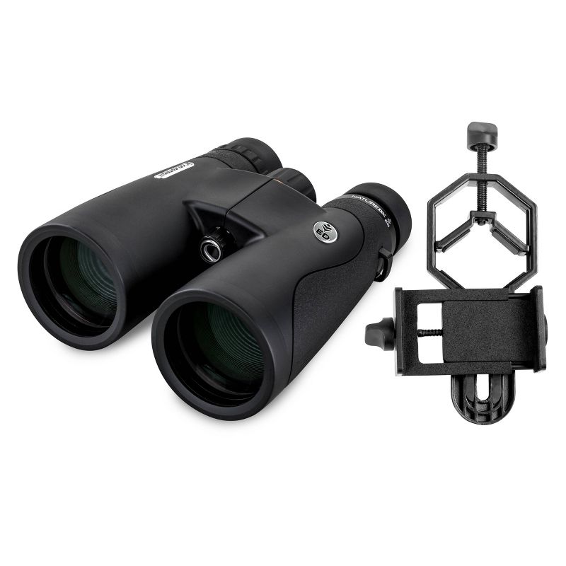 Celestron Nature DX 10x50 ED Binoculars with Basic Smartphone Adapter
