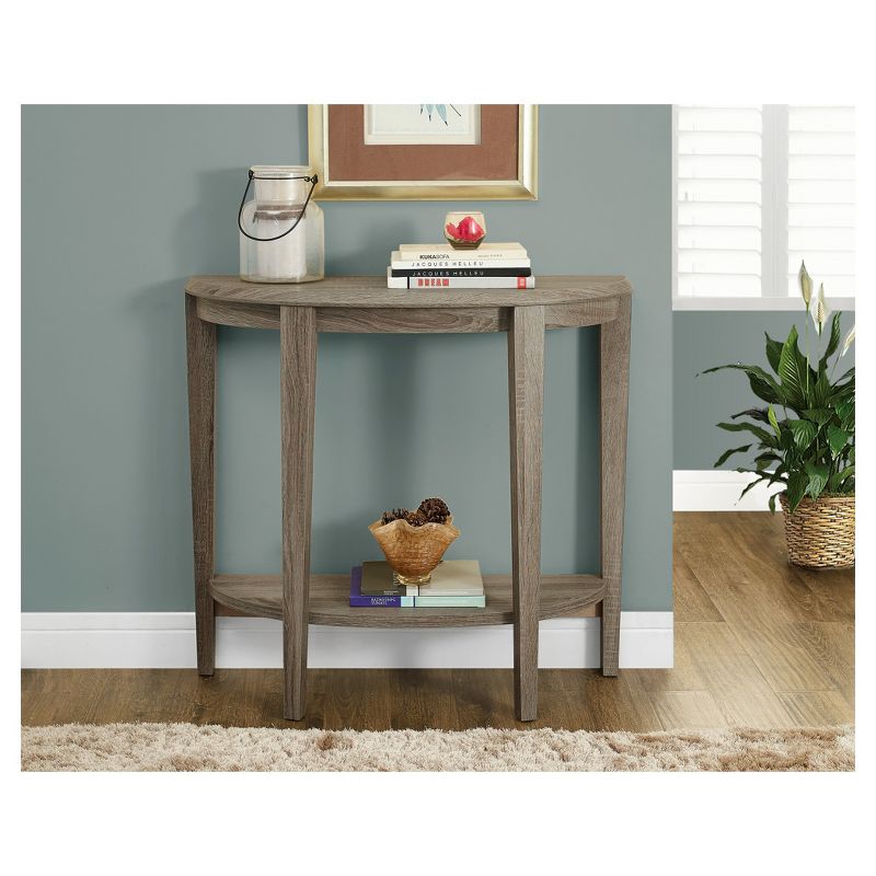 Demilune Hall Stand - Chocolate Cherry - Leick Home