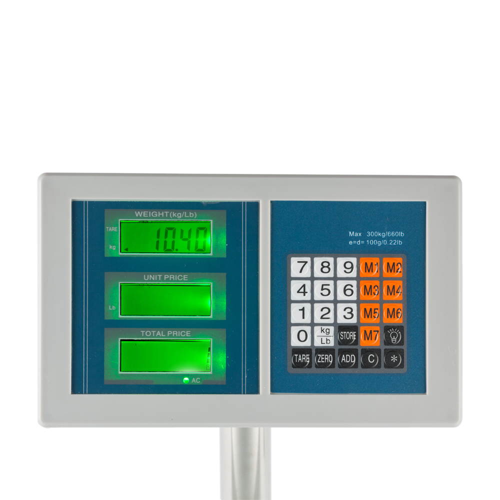 660lbs LED AC/DC Digital Postal Platform Scale