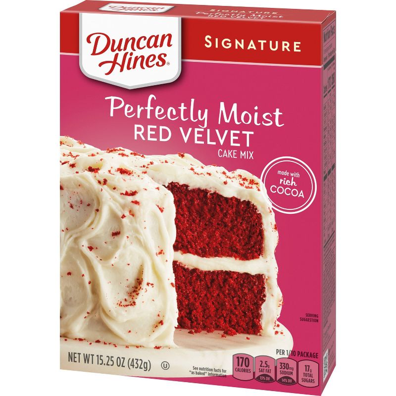 Duncan Hines Red Velvet Cake Mix - 15.25oz