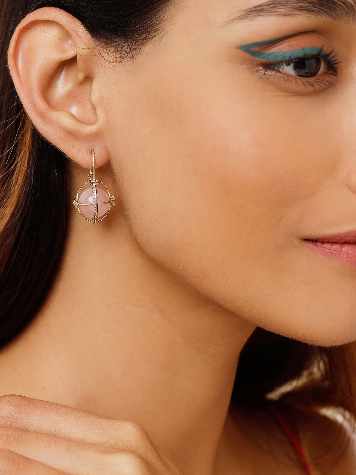 Mia by Tanishq Versatile Chic Reversible 14k Gold & Diamond Hoop Earrings