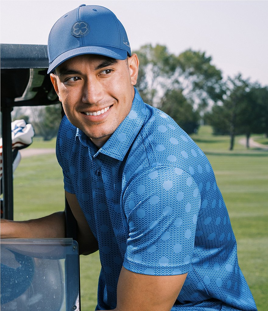 BLACK CLOVER Lucky Fit Short-Sleeve Big Dot Dri-Balance&trade; Polo