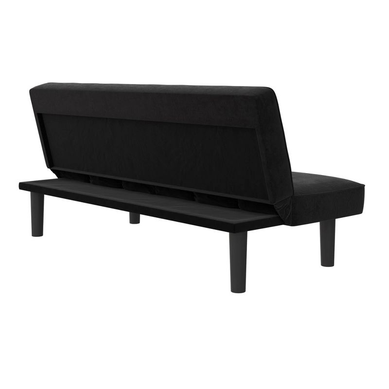 Ethan Futon Microfiber Black - Room & Joy