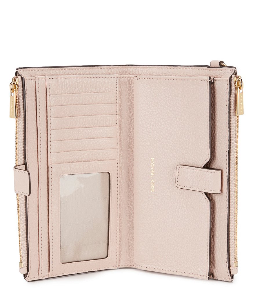 HOBO Link Leather Zip Wristlet