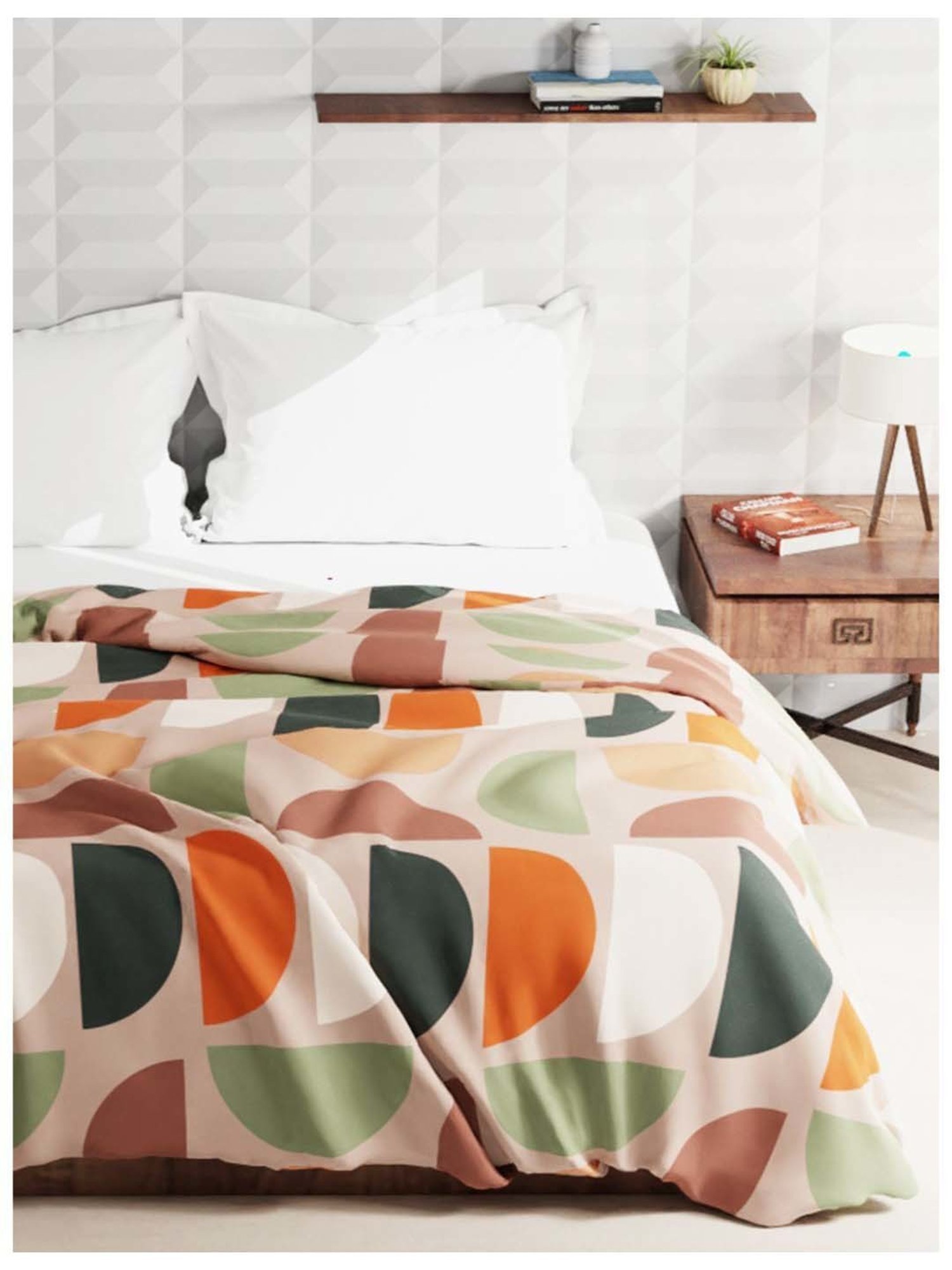 Bianca Rumba-Roll Brown Fibre 152 TC Double Comforter