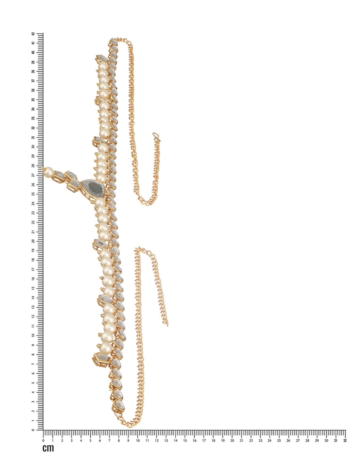 Aatmana Golden Kundan Waist Belt