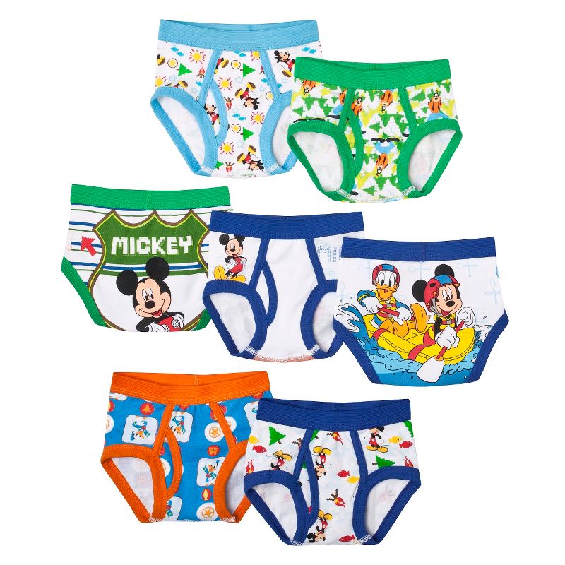 Toddler Boys' 7 Pack Underwear Mickey Mouse by Handcraft 2T-3T