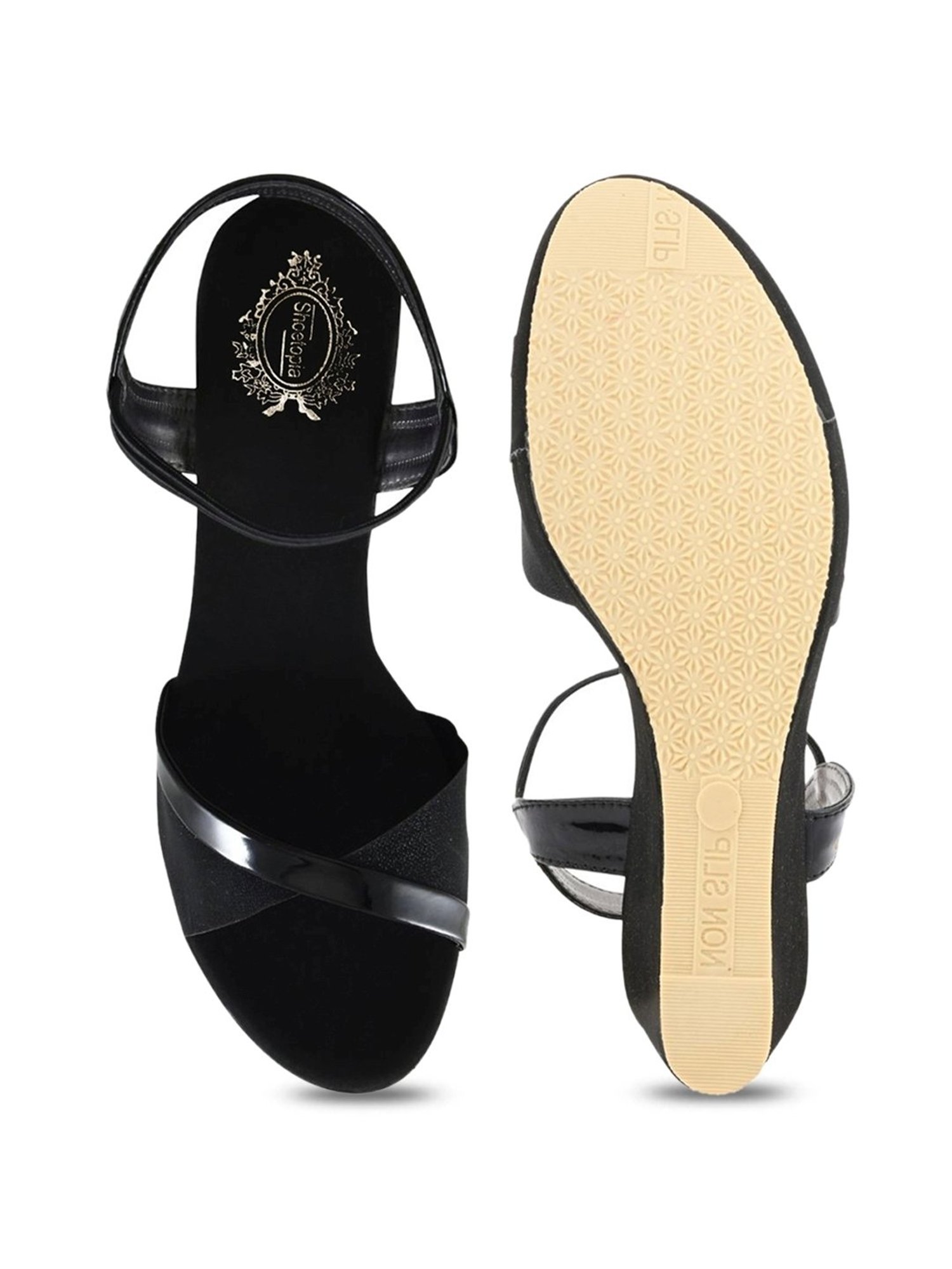 Bagatt Women's Cesena Beige Ankle Strap Sandals