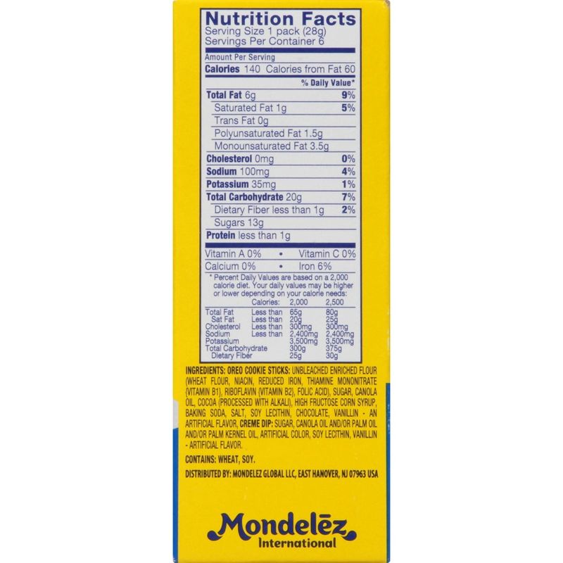 Handi-Snacks Oreo Cookie Sticks 'N Creme - 1oz/6ct