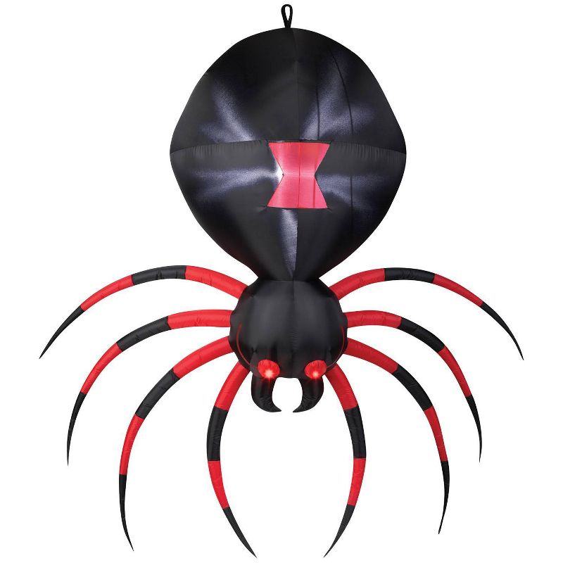 83" Halloween Black Spider Airblown