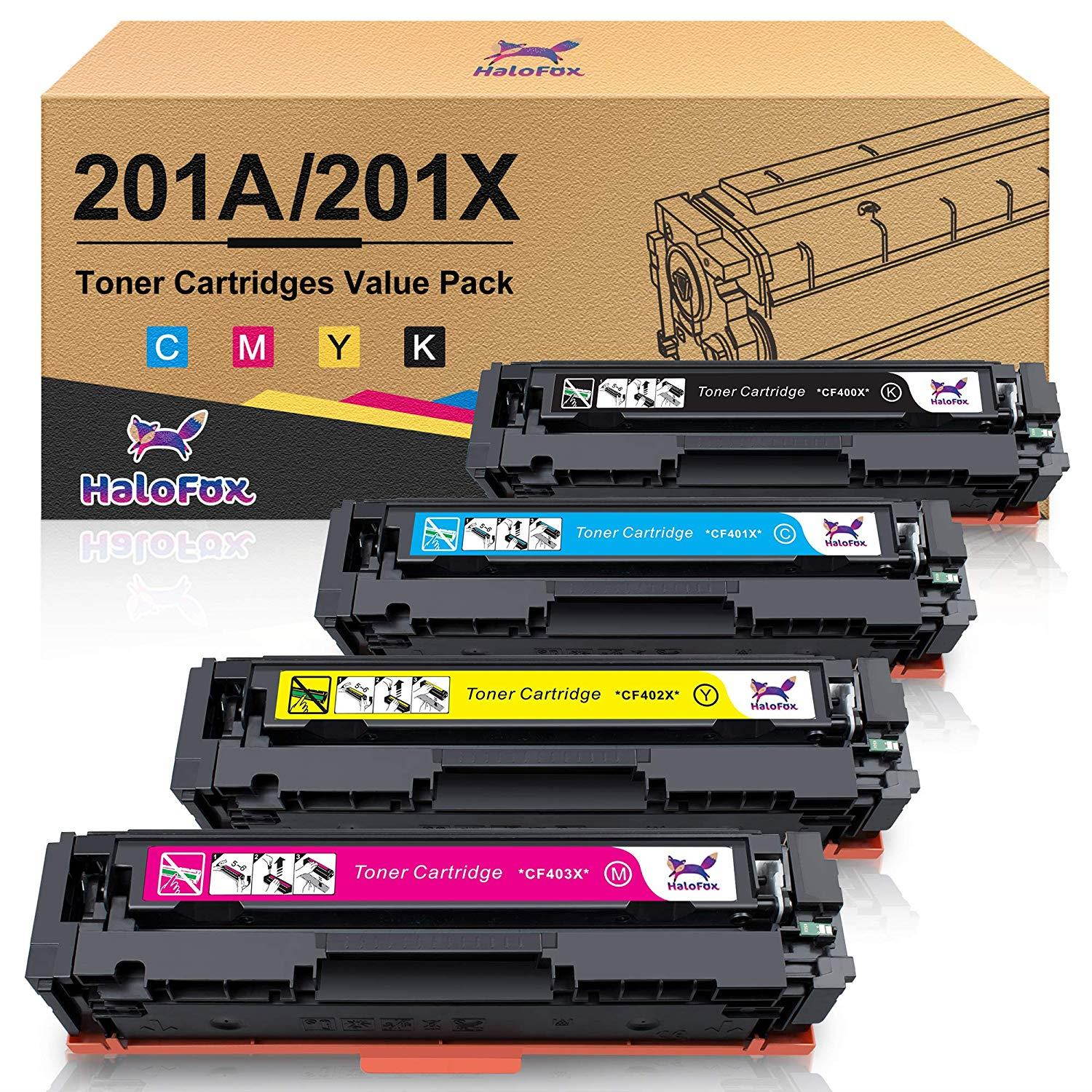 201X Toner Cartridges Replacement HP 201X CF400X 201A CF400A M277dw Compatible HP Color Laserjet Pro MFP M252dw M277C6 M277DW