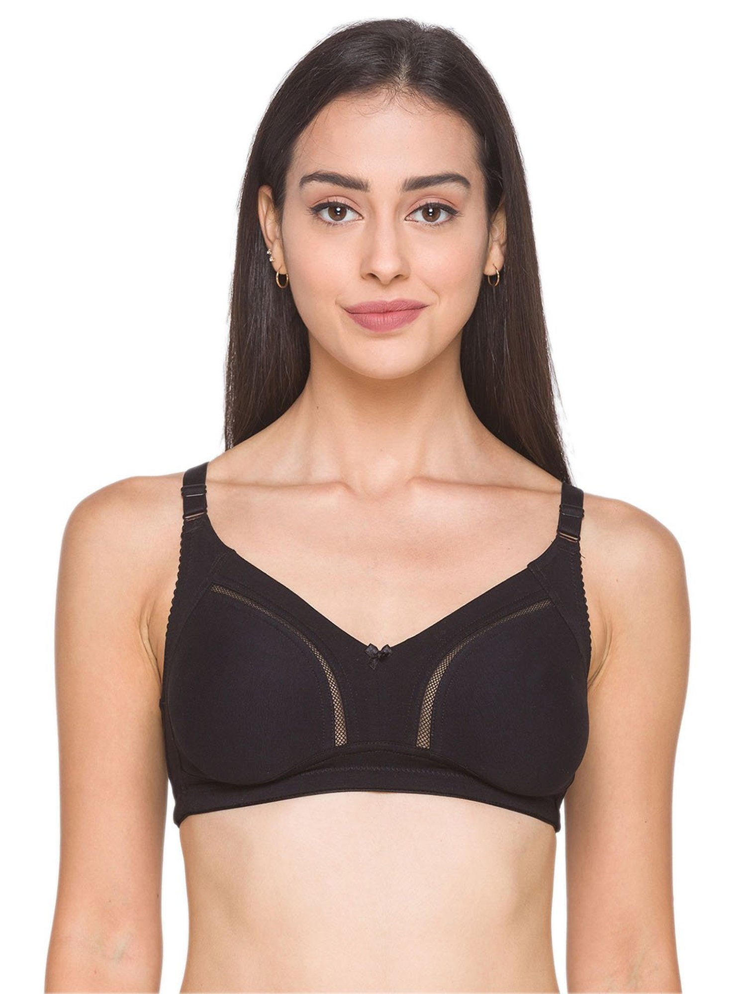 Candyskin Black Non Wired Non Padded Everyday Bra
