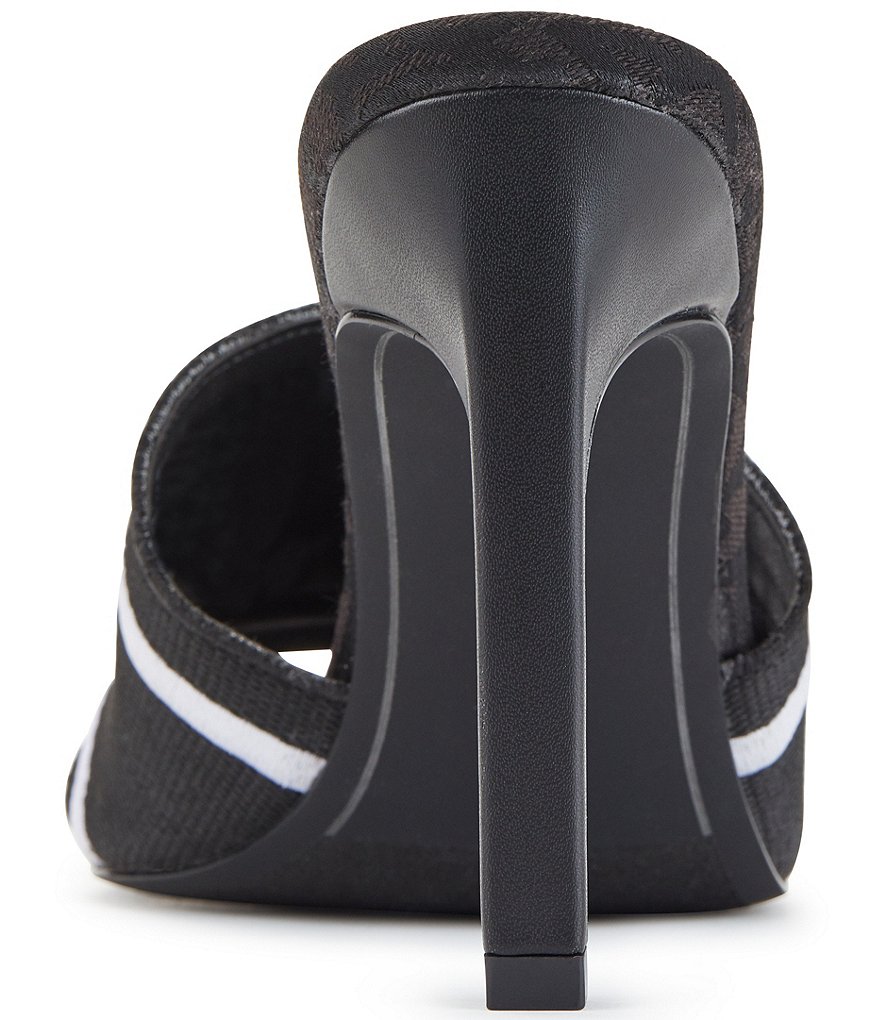 DKNY Amantha Logo Elastic Dress Mules