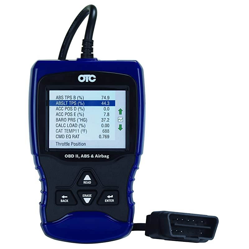 Tools 3209 Trilingual OBD IIEOBD amp CAN Scan Tool with ABSAirbag Codes and Definitions