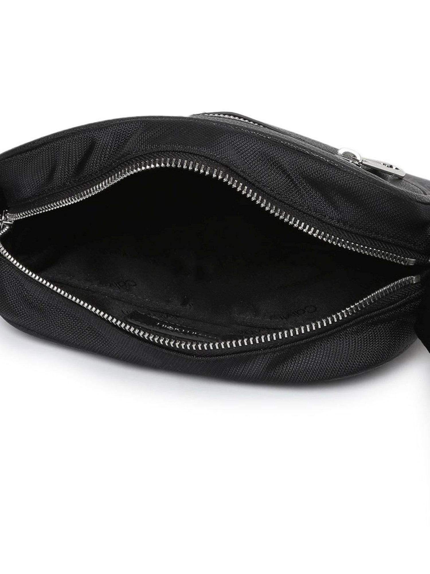 Calvin Klein Jeans Mono Black Logo Medium Cross Body Bag