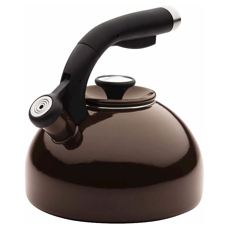 Mr. Coffee 2 Quart Stainless Steel Whistling Tea Kettle with Nylon Handle
