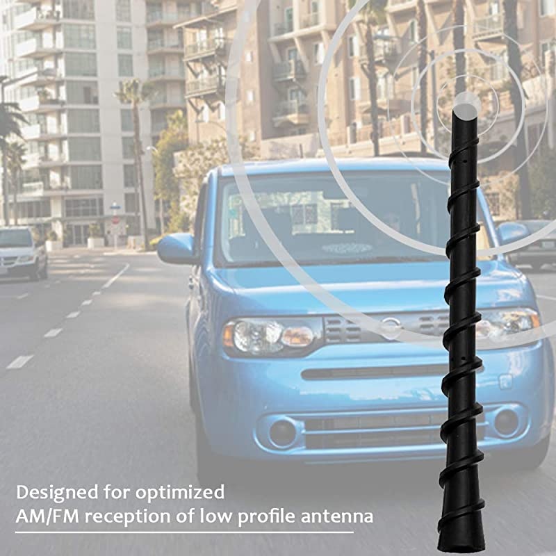 7 Inch Spiral Antenna Compatible with Nissan 20082019Rubber Antenna Replacement Mast OEM 282158H700 28215JG40B 282151FC0A 282151FC0A 282151FC0A 282158H700 CRCH0035TI