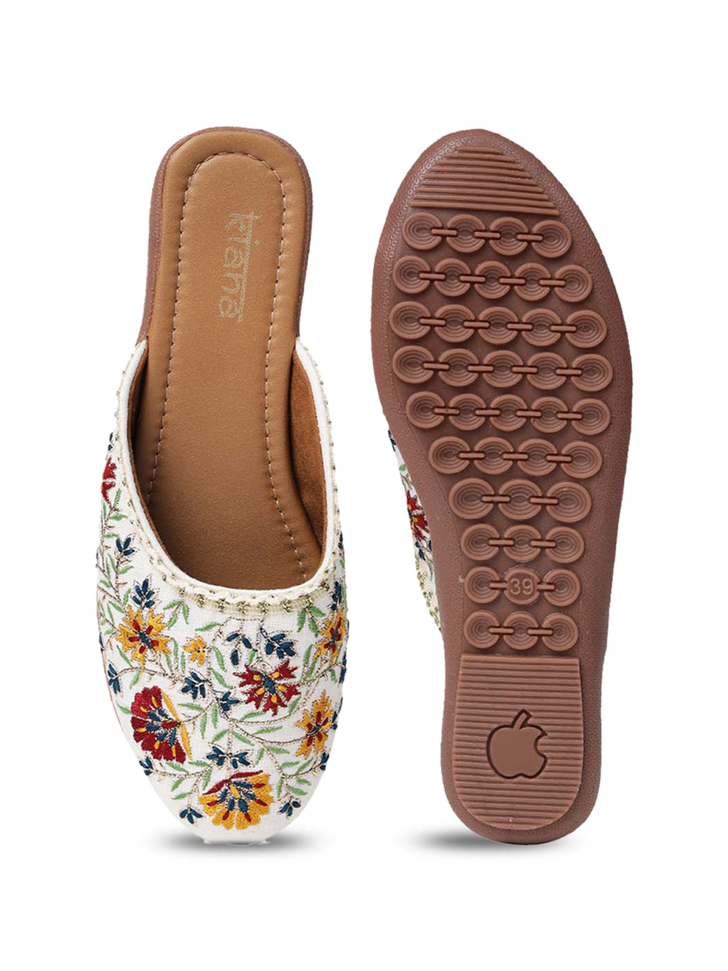 Truffle Collection Women's Golden Flat Ballets