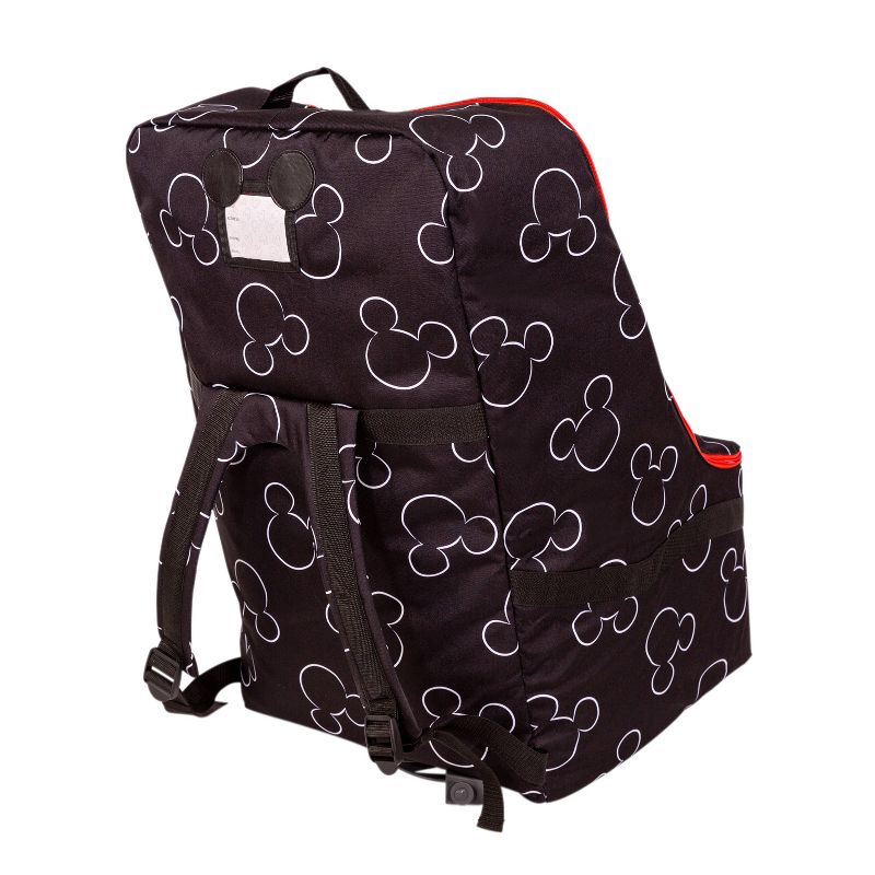 Disney Baby J.L. Childress Ultimate Padded Backpack Car Seat Travel Bag Mickey Black