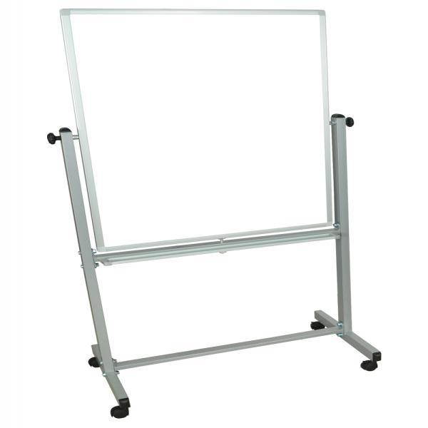 Luxor Mobile Dry Erase Double-Sided Magnetic Whiteboard - 1 Pack