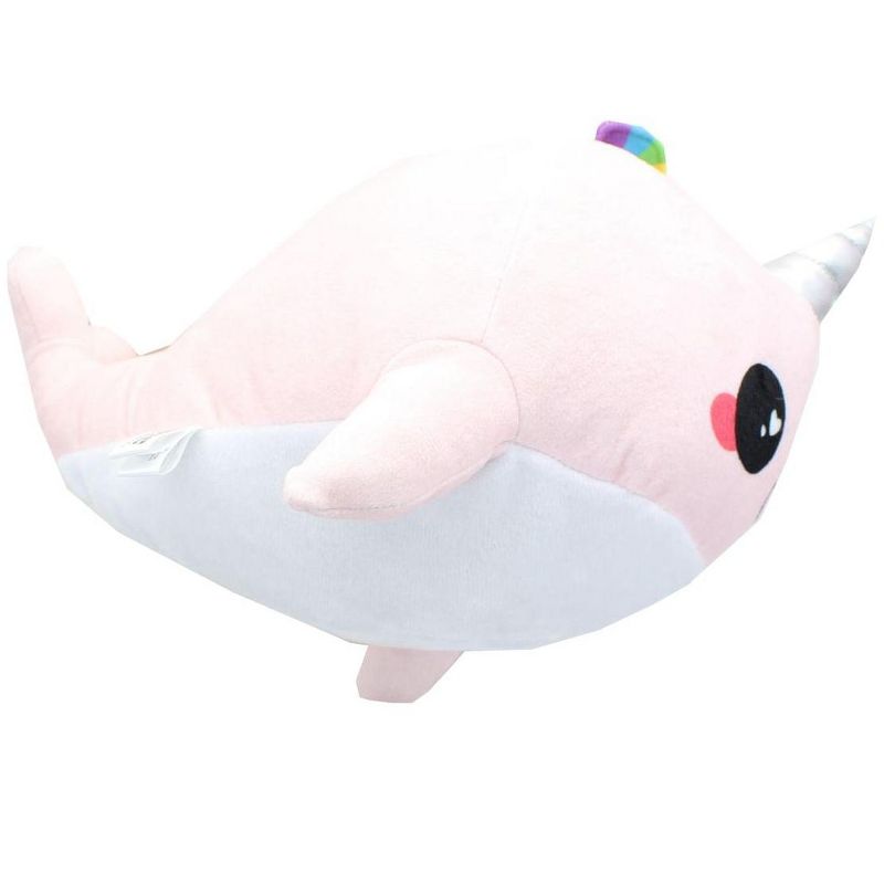 Se7en20 Glitter Galaxy Rainbow Spout Pink Narwhal 6" Collectible Plush