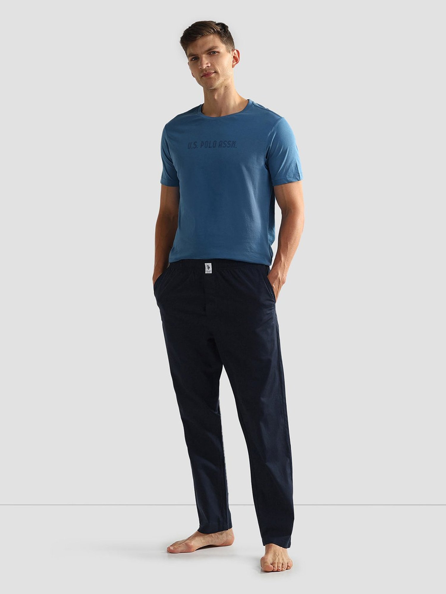 U.S. Polo Assn. Navy Regular Fit Lounge Pants