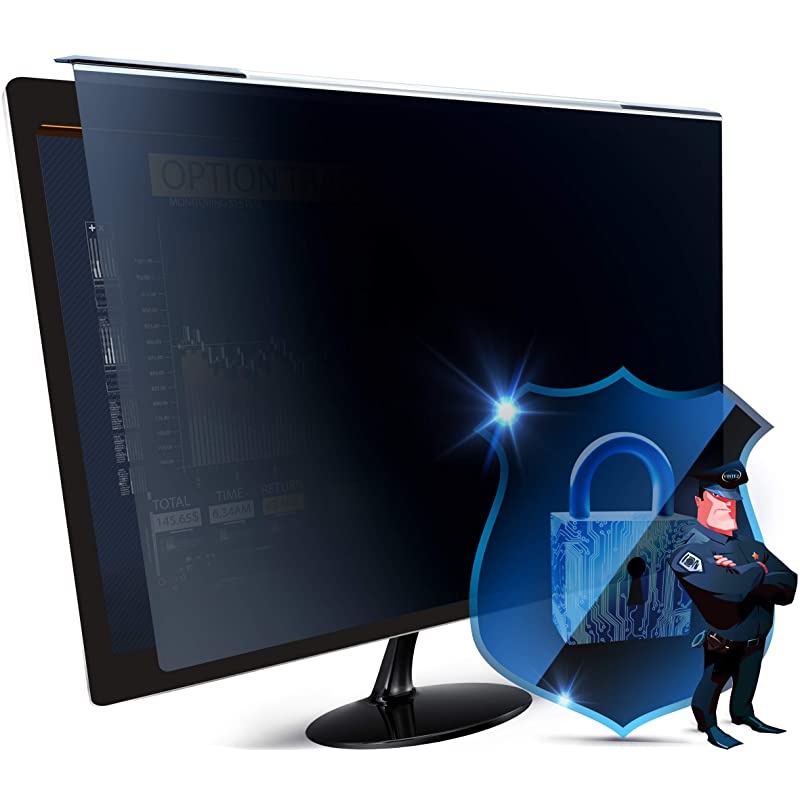 26 27 1691610 Aspect Ratio Computer Privacy Screen Filter for Widescreen Computer Monitors 241 x 151 612 x 384 mm Monitor Frame Hanging Type