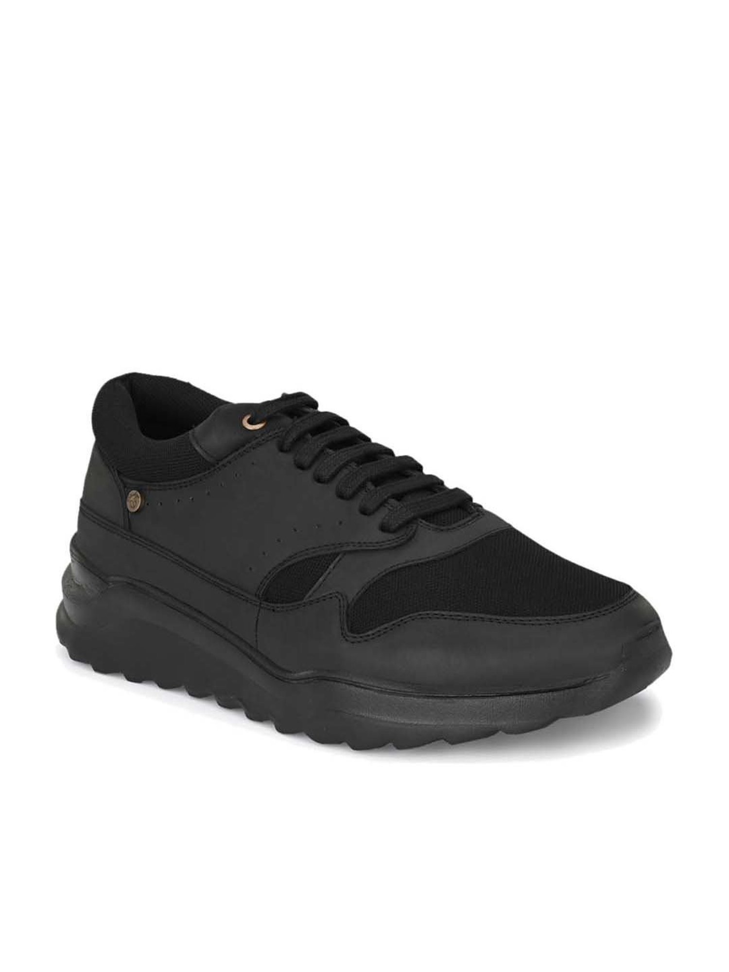 Delize Men's Black Casual Sneakers