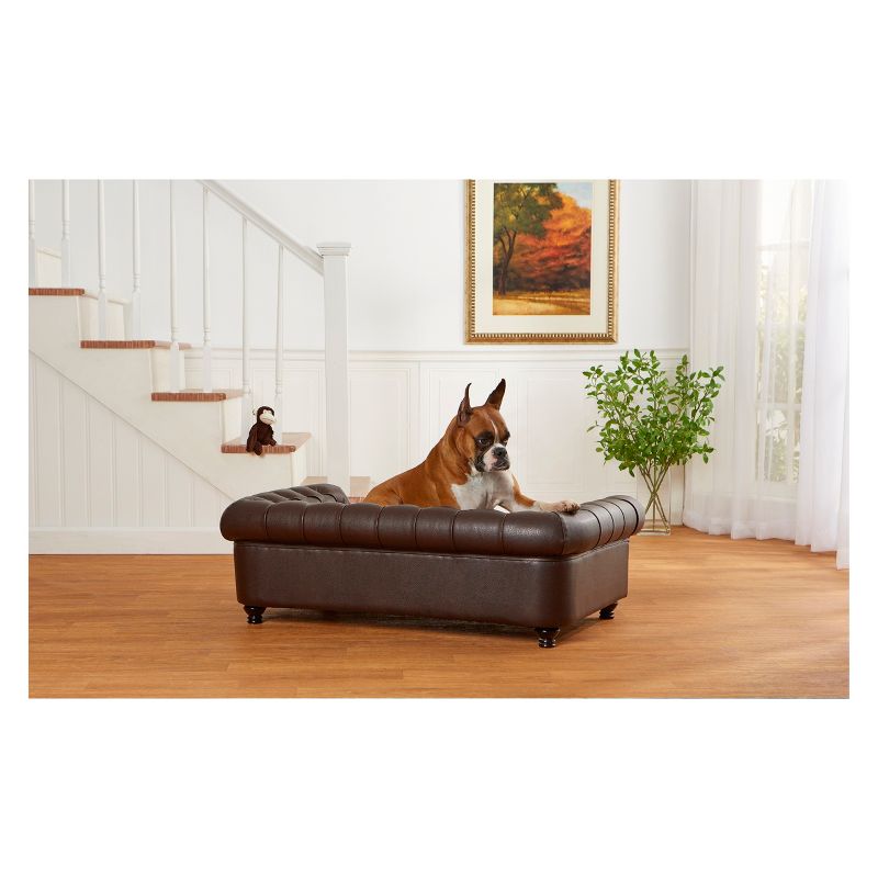 Enchanted Home Wentworth Sofa For Dogs & Cats - Brown