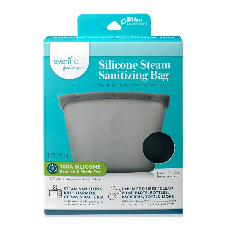 Evenflo Silicone Reusable Sanitizer Microwave Steam Bags