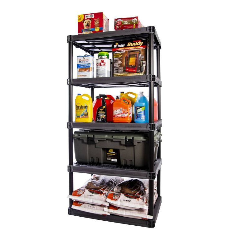 Plano 5 Shelf Utility Storage Gray