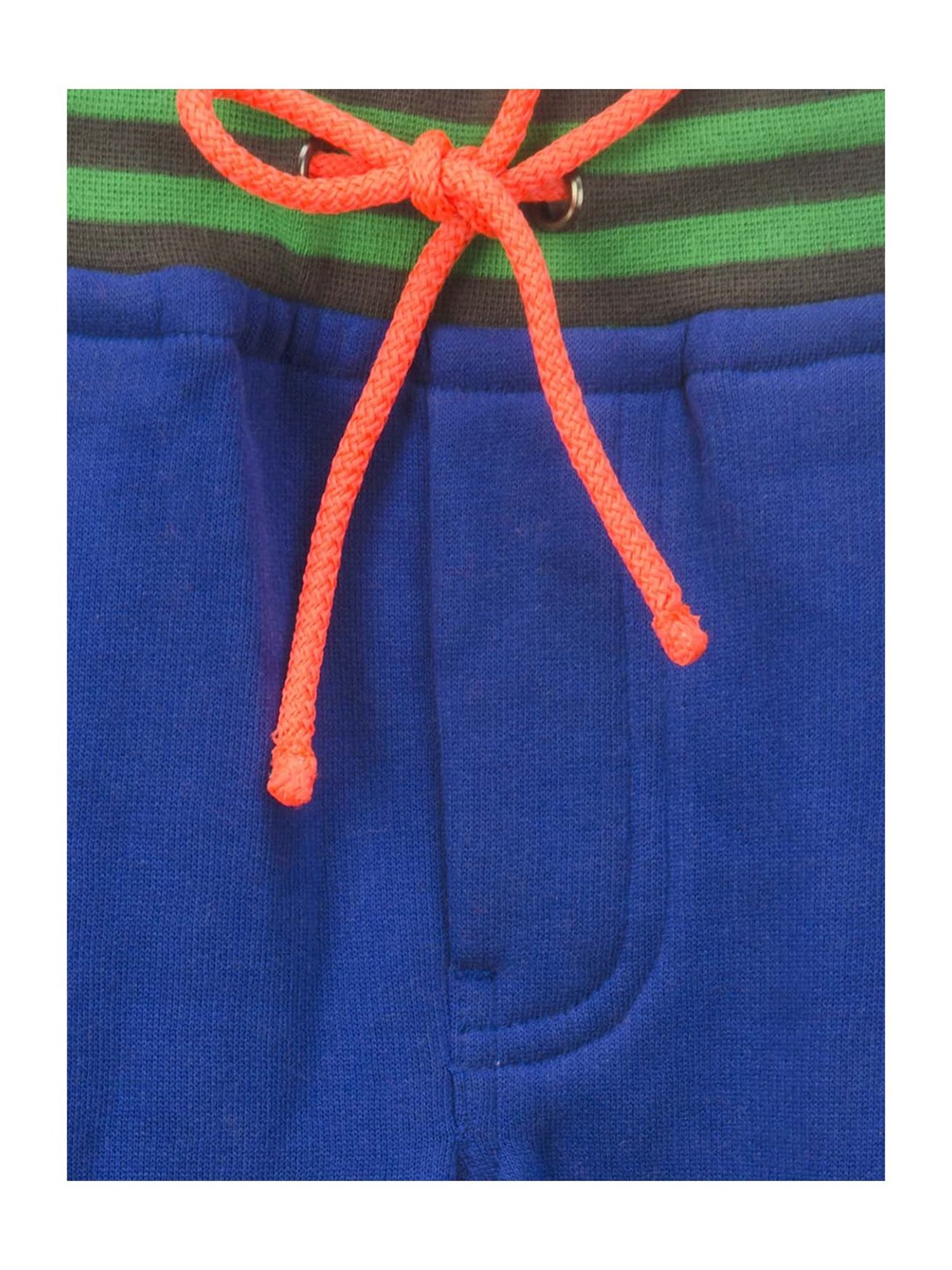 Cherry Crumble By Nitt Hyman Boys Blue Solid Joggers