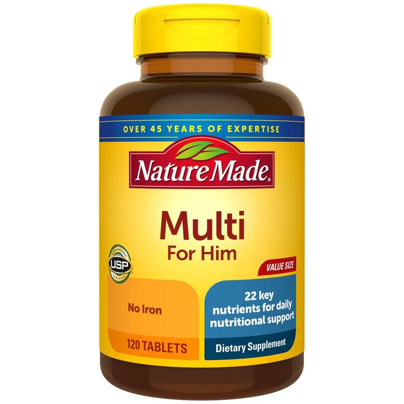 Nature Made Value Size Men's Multivitamin Tablets - 120ct