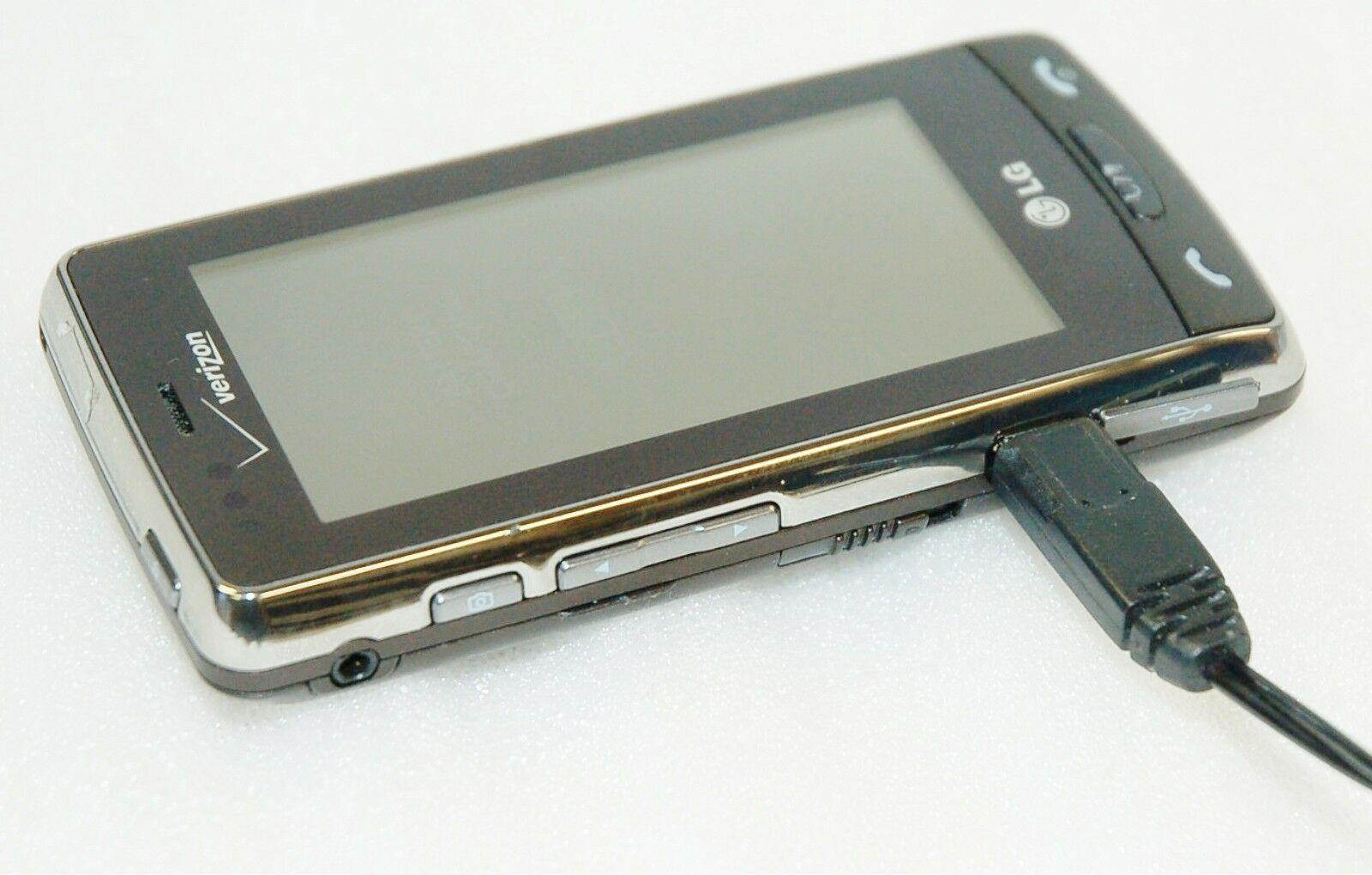 LG VX9600 Versa Verizon CHROME BEZEL Touch Screen Cell Phone 2MP Camera vCast 3G